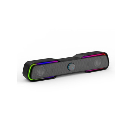 HP Soundbar DHE-6002, 2.0, 6W, czarny, podświetlenie