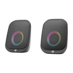 HP głośniki DHS-2113, 2.0, 6W, czarne, Bluetooth, podświetlanie