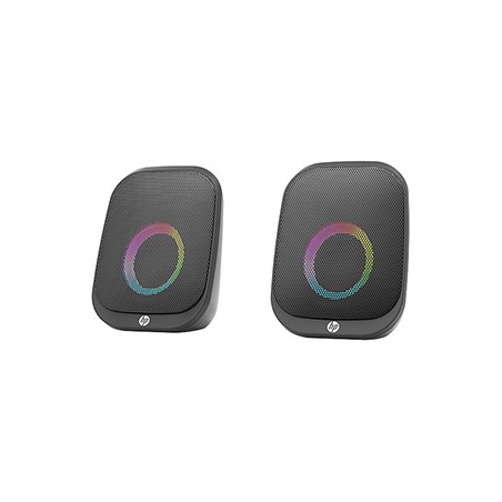 HP głośniki DHS-2113, 2.0, 6W, czarne, Bluetooth, podświetlanie