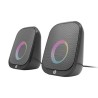 HP głośniki DHS-2113, 2.0, 6W, czarne, Bluetooth, podświetlanie