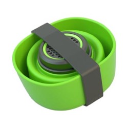 YZSY Głośnik bluetooth SALI, 1.0, 3W, zielony, regulacja głośności, składany, wodoodporny, EOL