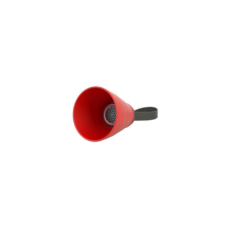 YZSY Głośnik bluetooth SALI, 1.0, 3W, czerwony, regulacja głośności, składany, wodoodporny, EOL