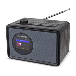 Orava Radio czarny, regulacja głośności, przenośny, USB/FM/AUX/Bluetooth, Mp3, WAV
