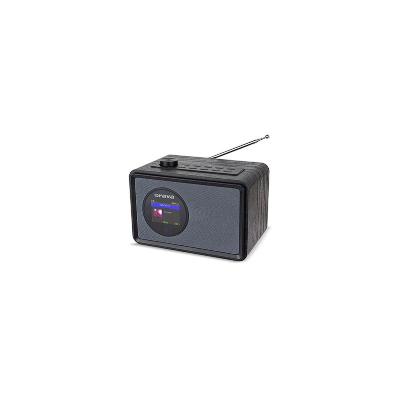 Orava Radio czarny, regulacja głośności, przenośny, USB/FM/AUX/Bluetooth, Mp3, WAV