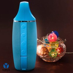 YZSY Głośnik bluetooth FLABO, 2x5W, niebieski, regulacja głośności, EOL