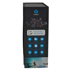 YZSY Głośnik bluetooth FLABO, 2x5W, niebieski, regulacja głośności, EOL