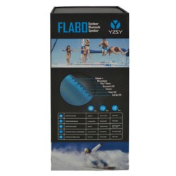 YZSY Głośnik bluetooth FLABO, 2x5W, niebieski, regulacja głośności, EOL