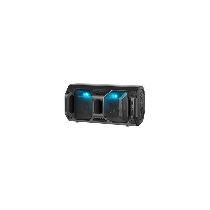 Defender głośnik Rage, Li-Ion, 2.0, 50W, czarny, regulacja głośności, LED, BT 5.0, TWS, pilot w zestawie, 45Hz~22kHz