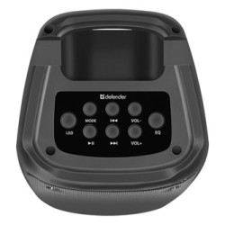Defender głośnik BOOMER 20, Li-Ion, 2.0, 20W, czarny, regulacja głośności, podświetlenie LED, BT 5.0, TWS, 150Hz~18kHz
