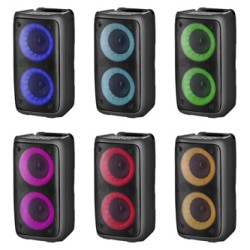 Defender głośnik BOOMER 20, Li-Ion, 2.0, 20W, czarny, regulacja głośności, podświetlenie LED, BT 5.0, TWS, 150Hz~18kHz