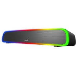 Genius Soundbar 200BT, 2.0, 4W, czarny, podświetlane