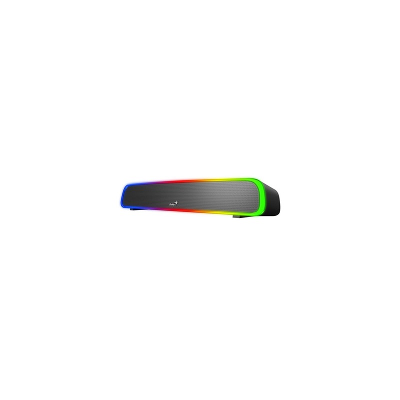 Genius Soundbar 200BT, 2.0, 4W, czarny, podświetlane