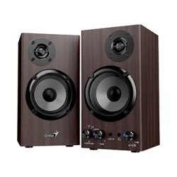 Genius głośniki SP-HF520BT, 20W, brązowy, drewniane, AUX/Bluetooth 5.3