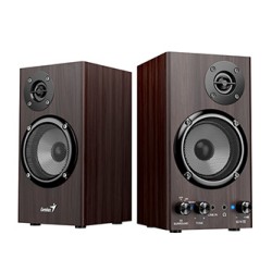 Genius głośniki SP-HF520BT, 20W, brązowy, drewniane, AUX/Bluetooth 5.3