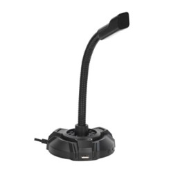 HP, komputerowy mikrofon, DHP-1100C, czarny, lampka LED USB Hub