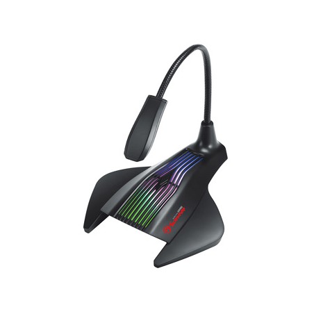 Marvo, do gry mikrofon, MIC-01, bez regulacji głośności, czarny, Podświetlany RGB