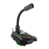 Marvo, do gry mikrofon, MIC-05, regulacja głosności, czarny, Rainbow LED, uchwyt na telefon