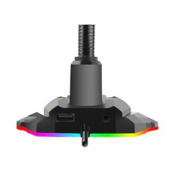 Marvo, do gry mikrofon, MIC-05, regulacja głosności, czarny, Rainbow LED, uchwyt na telefon