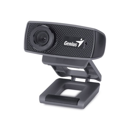 Genius FaceCam 1000X v2 HD Webkamera, czarna 1280x720, USB 2.0, Windows 7 i wyżej, Rozdzielczość HD