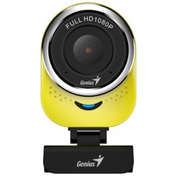 Genius QCam 6000 kamera web Full HD, żółta 1920x1080, USB 2.0, Windows 7 i wyżej, FULL HD, 30 FPS