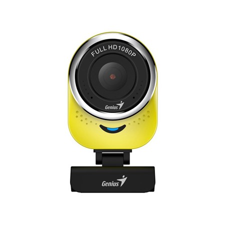 Genius QCam 6000 kamera web Full HD, żółta 1920x1080, USB 2.0, Windows 7 i wyżej, FULL HD, 30 FPS