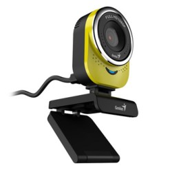 Genius QCam 6000 kamera web Full HD, żółta 1920x1080, USB 2.0, Windows 7 i wyżej, FULL HD, 30 FPS