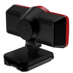 Genius ECam 8000 kamera web Full HD, czerwona 1920x1080, USB 2.0, Windows 7 i wyżej, FULL HD, 30 FPS