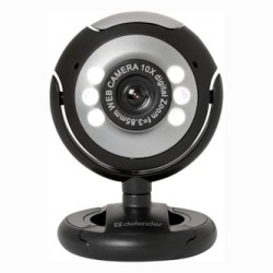 Defender C-110 Web kamera, czarno-szara 0.3 Mpix, USB 2.0, na notebook/LCD