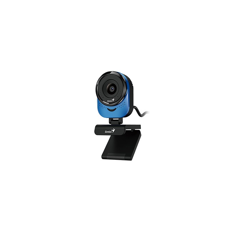 Genius Webcam FaceCam 1000X kamera web, niebieska HD 720P