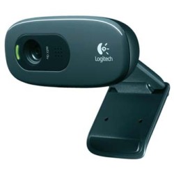 Logitech C270 Web kamera, czarna HD, USB 2.0