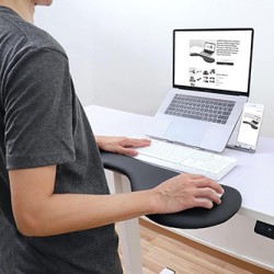 Powerton ERGO AXISI Ergonomiczny podłokietnik, podpórka pod ramiona piankowa, czarna