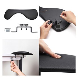 Powerton ERGO AXISI Ergonomiczny podłokietnik, podpórka pod ramiona piankowa, czarna