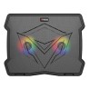 Stojak pod notebook, CP2020, podświetlany, z wiatrakiem, czarny, Meetion
