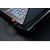 Stojak pod notebook, CP2020, podświetlany, z wiatrakiem, czarny, Meetion
