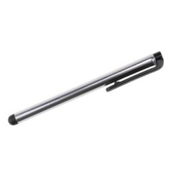 Pióro dotykowe, pojemnościowe, metal, srebrne, do iPad i tableta