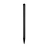 Pióro dotykowe 2 w 1 (rysik i precyzyjny wskaźnik), pojemnościowe, metal, czarne, do iPad i tableta