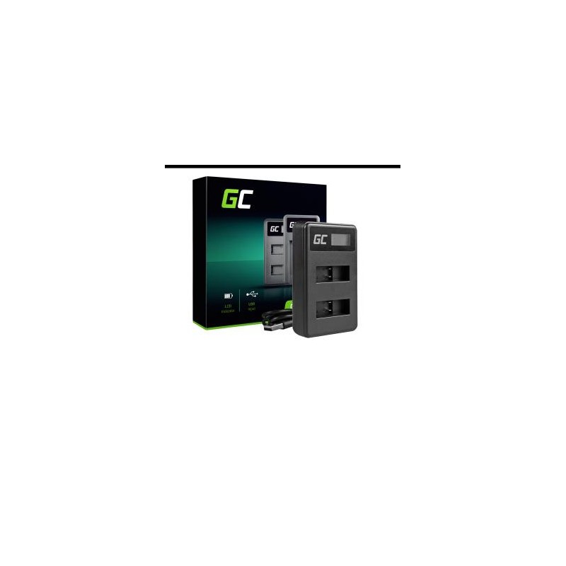 Green Cell ładowarka AHBBP-501 do GoPro AHDBT-501, Hero 5 Hero 6 Hero 7 HD kolor czarny biała Silver Edition (4.35V 2.5W 0.6A)