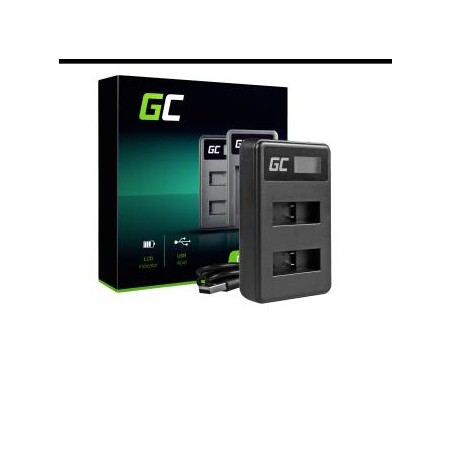 Green Cell ładowarka AHBBP-501 do GoPro AHDBT-501, Hero 5 Hero 6 Hero 7 HD kolor czarny biała Silver Edition (4.35V 2.5W 0.6A)