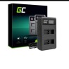 Green Cell ładowarka AHBBP-501 do GoPro AHDBT-501, Hero 5 Hero 6 Hero 7 HD kolor czarny biała Silver Edition (4.35V 2.5W 0.6A)
