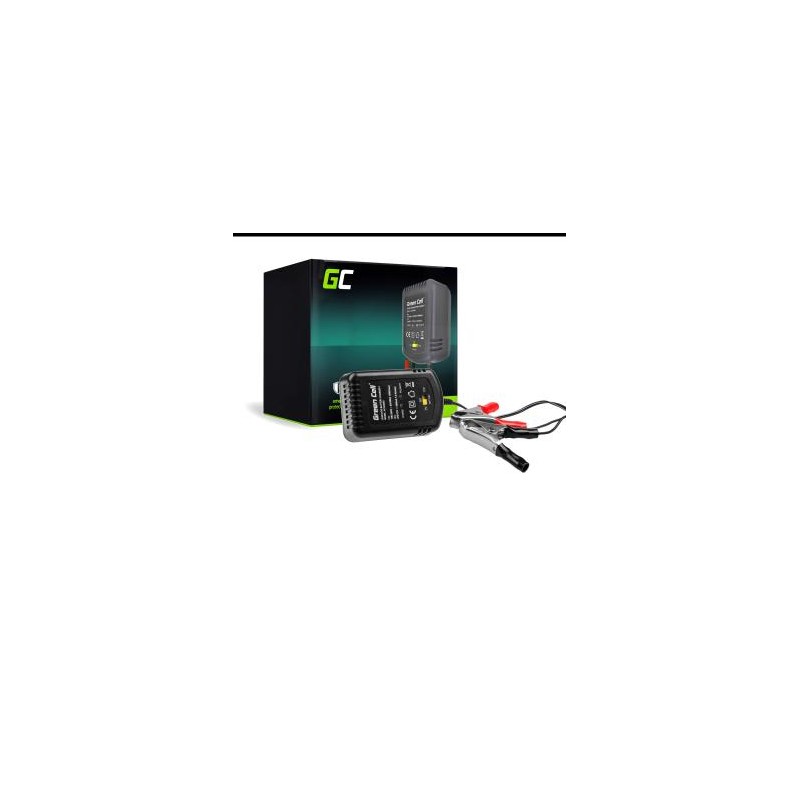 Green Cell bateria ładowarka do AGM, Gel i Lead Acid 2V / 6V / 12V (0.6A)