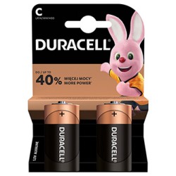 Duracell BASIC Jednorazowa alkaliczna baterie C, 2-pack