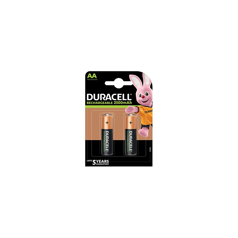 Duracell Akumulatorki NiMH baterie AA, 2-pack
