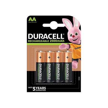 Duracell Akumulatorki NiMH baterie AA, 4-pack