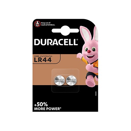Duracell Jednorazowa alkaliczna baterie LR44, 2-pack