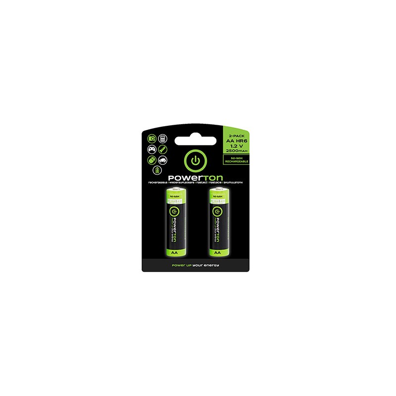 Powerton ENERGY RECHARGE Akumulatorki Ni-MH baterie AA, 2-pack