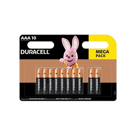 Duracell BASIC Jednorazowa alkaliczna baterie AAA, 10-pack