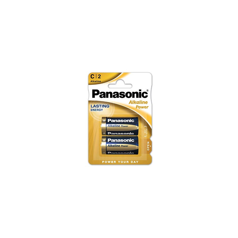 Panasonic Jednorazowa alkaliczna baterie C, 2-pack