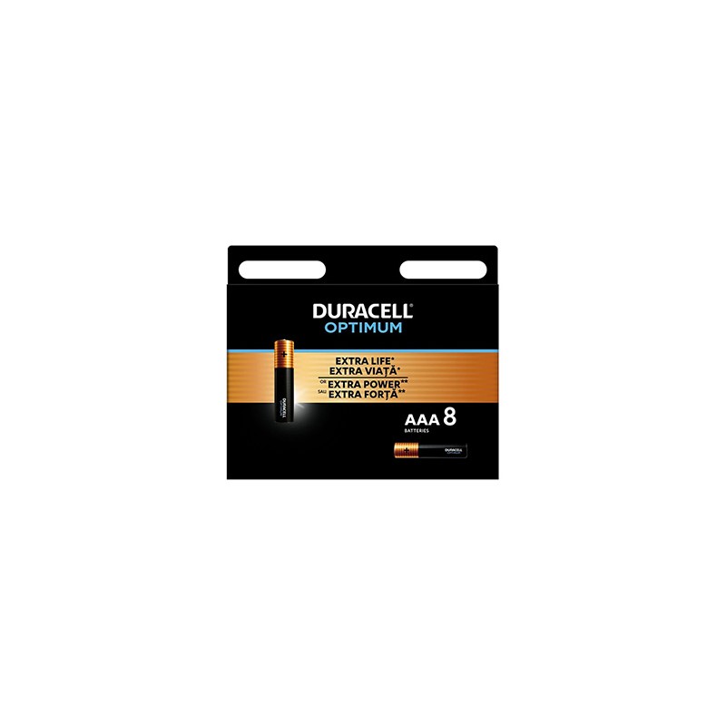 Duracell Optimum Boost Jednorazowa alkaliczna baterie AAA, 8-pack