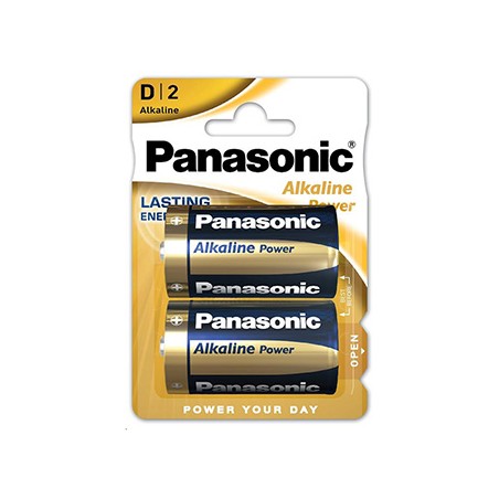 Panasonic Jednorazowa alkaliczna baterie D, 2-pack
