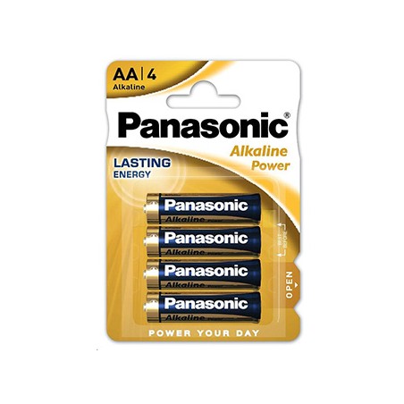 Panasonic Jednorazowa alkaliczna baterie AA, 4-pack